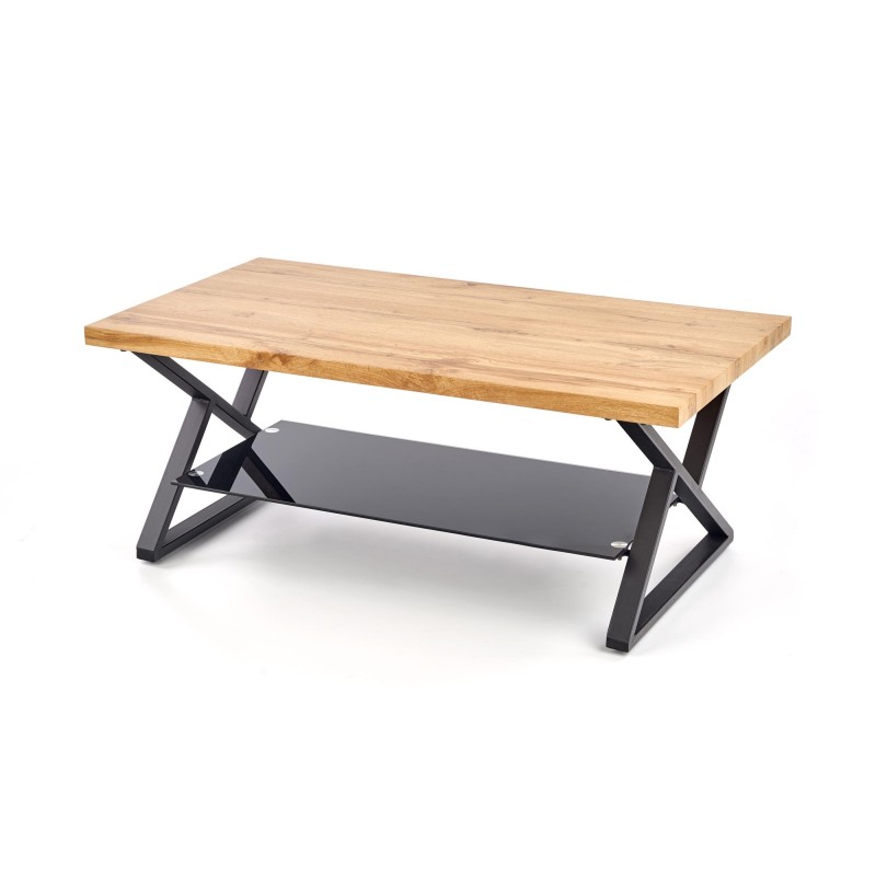 'XENA RECTANGLE Coffee Table Black / Natural' 'XENA RECTANGLE Coffee Table Black / Natural'