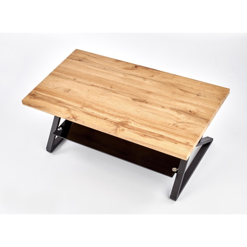 'XENA RECTANGLE Coffee Table Black / Natural' 'XENA RECTANGLE Coffee Table Black / Natural'