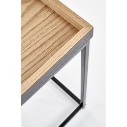 'YAVA Natural Oak / Black Coffee Table' 'YAVA Natural Oak / Black Coffee Table'