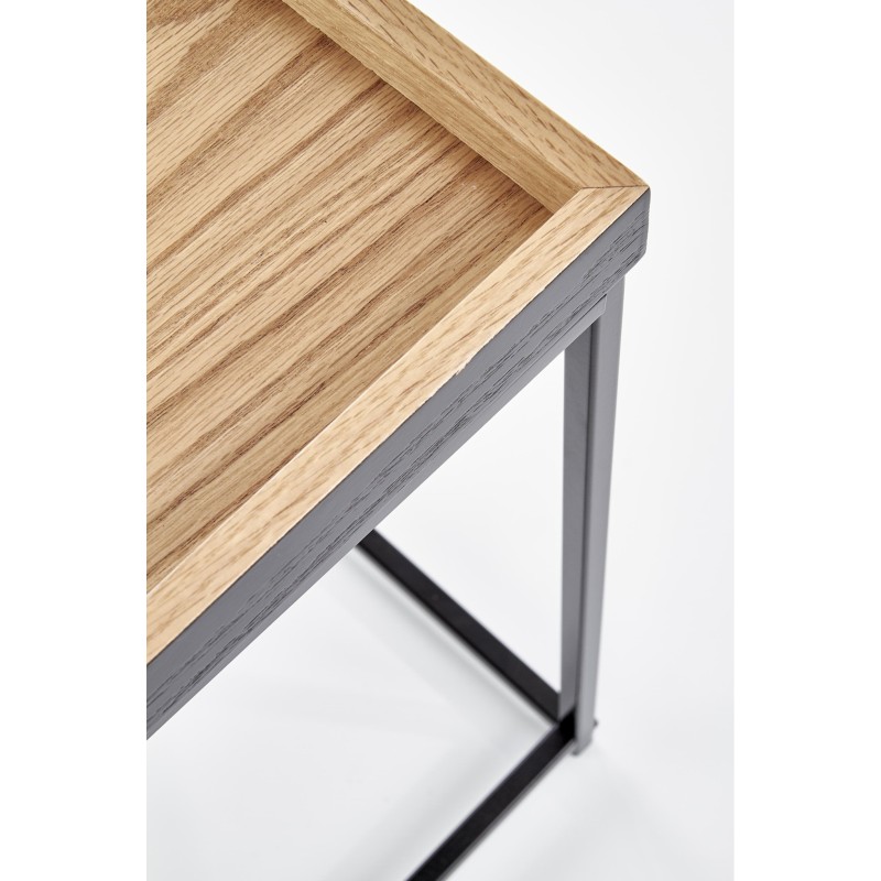 'YAVA Natural Oak / Black Coffee Table' 'YAVA Natural Oak / Black Coffee Table'