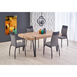 'YOHANN San Remo Oak Table / Black' 'YOHANN San Remo Oak Table / Black'