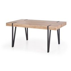 'YOHANN San Remo Oak Table / Black' 'YOHANN San Remo Oak Table / Black'