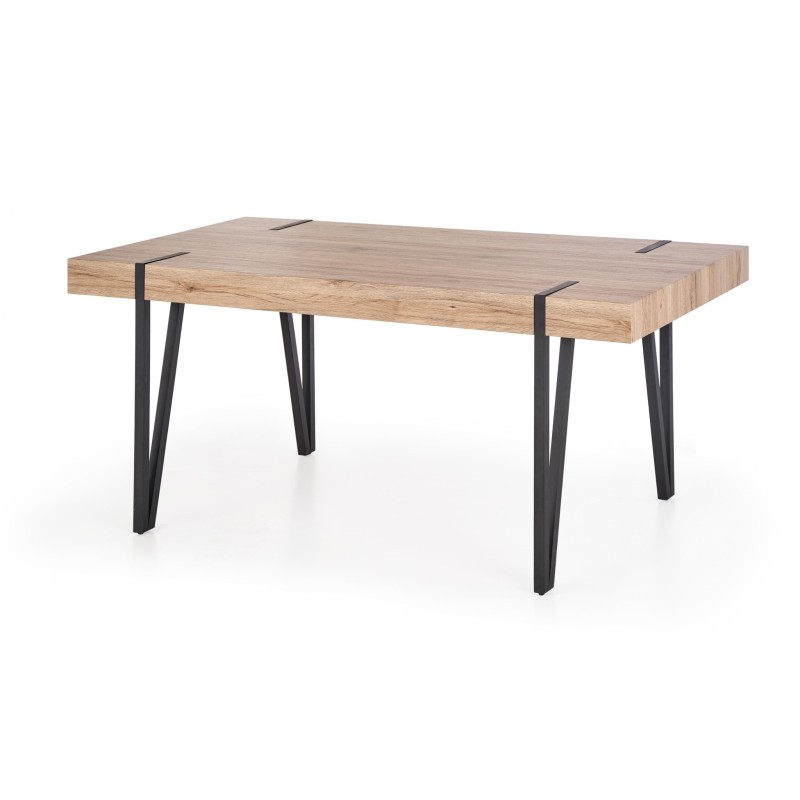 'YOHANN San Remo Oak Table / Black' 'YOHANN San Remo Oak Table / Black'
