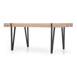 'YOHANN San Remo Oak Table / Black' 'YOHANN San Remo Oak Table / Black'