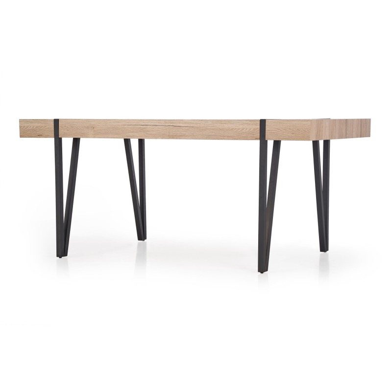 'YOHANN San Remo Oak Table / Black' 'YOHANN San Remo Oak Table / Black'