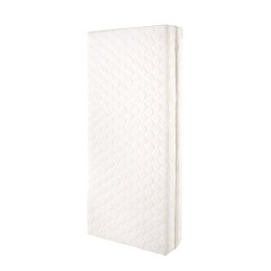 'PIZA Foldable Foam Mattress, dimensions: 200x90x18 cm - 200x180x9 cm when unfolded, light ecru'