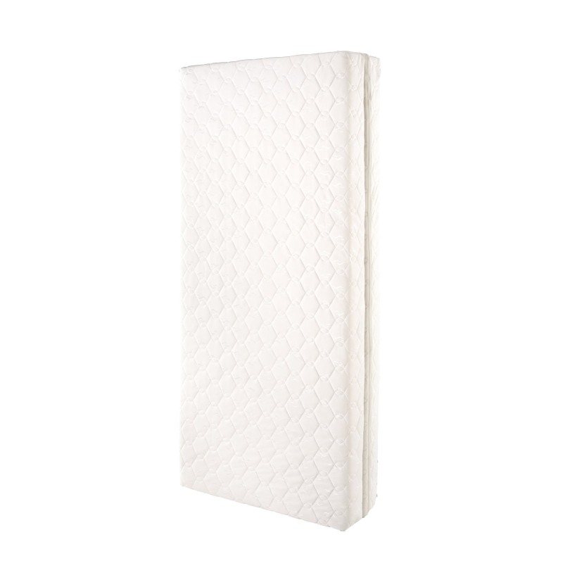 'PIZA Foldable Foam Mattress, dimensions: 200x90x18 cm - 200x180x9 cm when unfolded, light ecru'