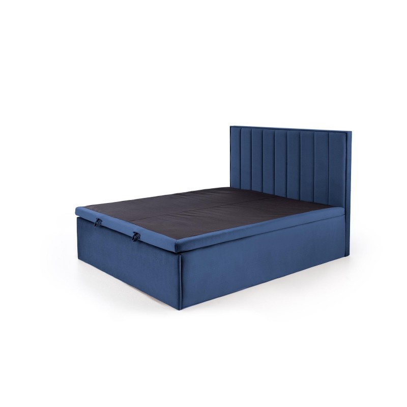 'ASENTO Bed 160 - Navy Blue Upholstery. Element 13' 'ASENTO Bed 160 - Navy Blue Upholstery. Element 13'