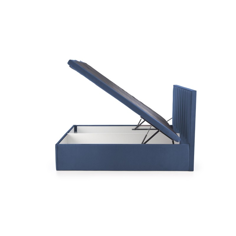'ASENTO Bed 160 - Navy Blue Upholstery. Element 13' 'ASENTO Bed 160 - Navy Blue Upholstery. Element 13'
