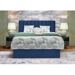 'ASENTO Bed 160 - Navy Blue Upholstery. Element 13' 'ASENTO Bed 160 - Navy Blue Upholstery. Element 13'