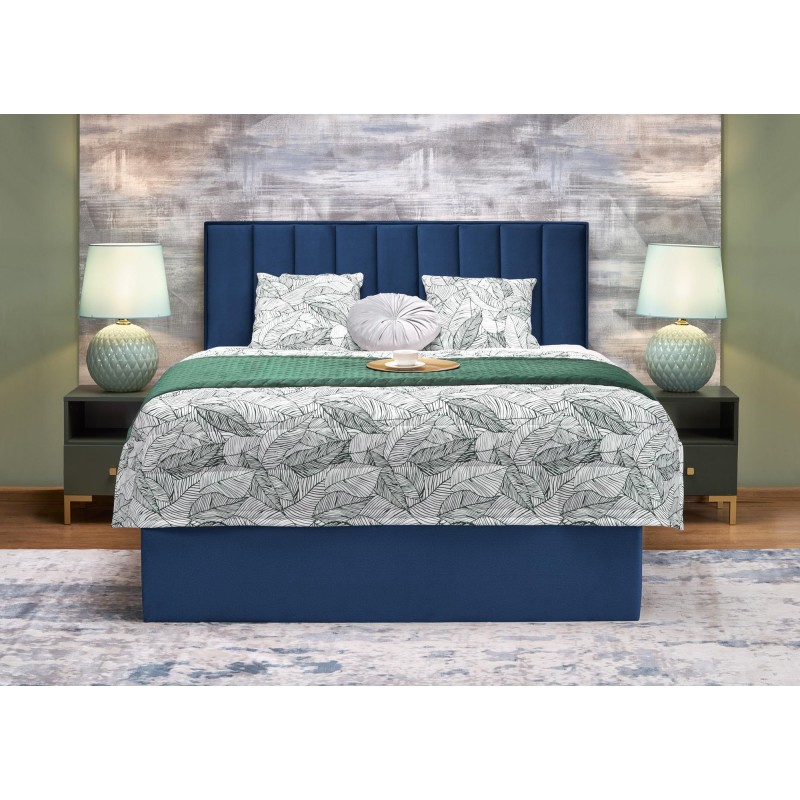 'ASENTO Bed 160 - Navy Blue Upholstery. Element 13' 'ASENTO Bed 160 - Navy Blue Upholstery. Element 13'