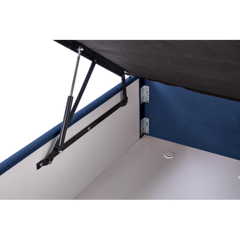 'ASENTO Bed 160 - Navy Blue Upholstery. Element 13' 'ASENTO Bed 160 - Navy Blue Upholstery. Element 13'