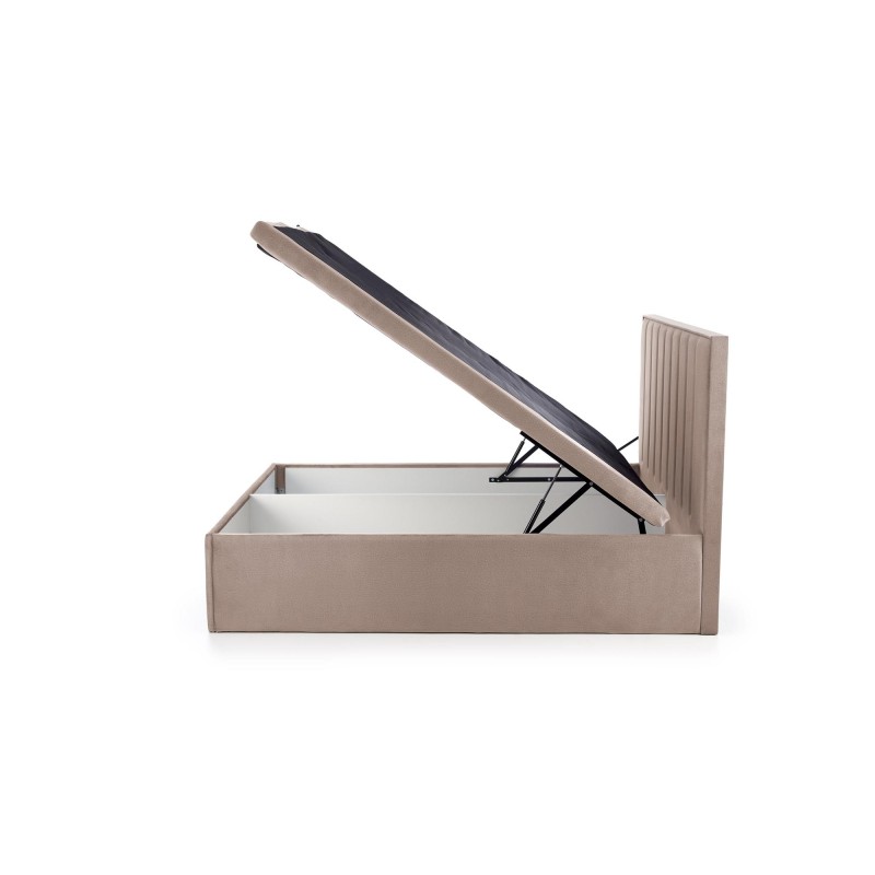 'ASENTO Bed 160 - Light Beige Upholstery. Element 17' 'ASENTO Bed 160 - Light Beige Upholstery. Element 17'