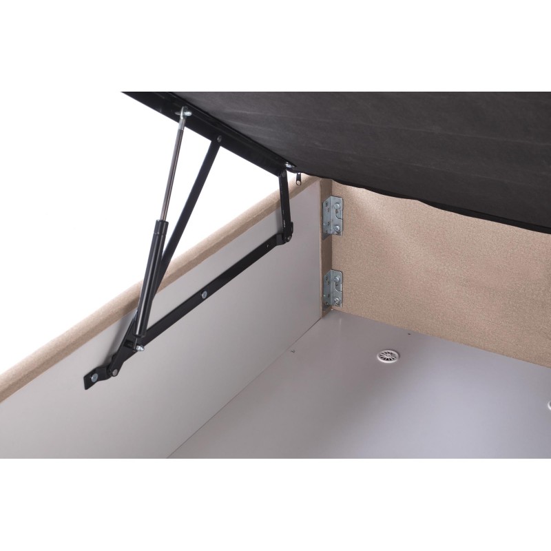 'ASENTO Bed 160 - Light Beige Upholstery. Element 17' 'ASENTO Bed 160 - Light Beige Upholstery. Element 17'