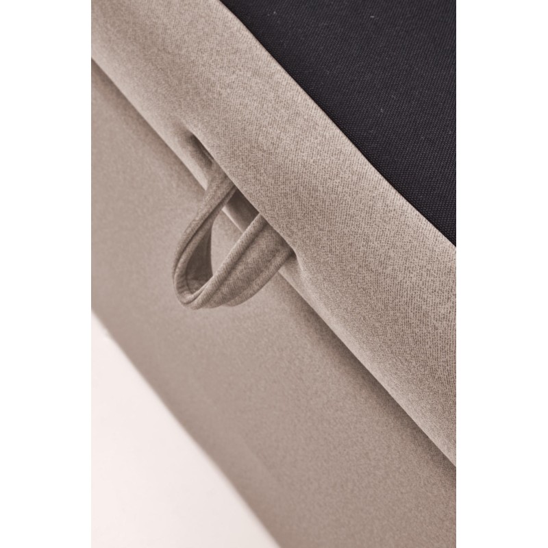 'ASENTO Bed 160 - Light Beige Upholstery. Element 17' 'ASENTO Bed 160 - Light Beige Upholstery. Element 17'