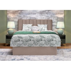 'ASENTO Bed 160 - Light Beige Upholstery. Element 17' 'ASENTO Bed 160 - Light Beige Upholstery. Element 17'