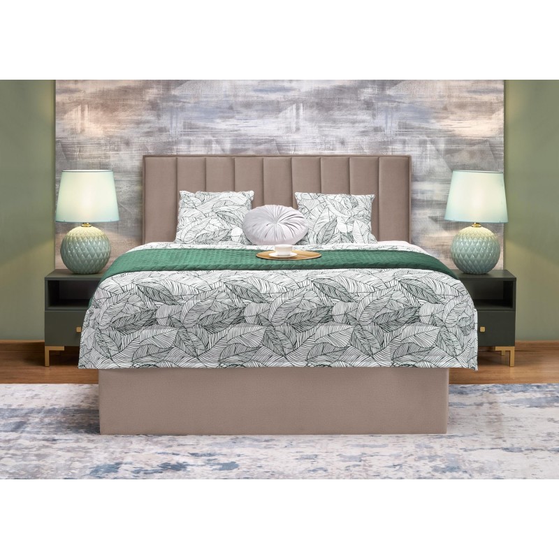 'ASENTO Bed 160 - Light Beige Upholstery. Element 17' 'ASENTO Bed 160 - Light Beige Upholstery. Element 17'