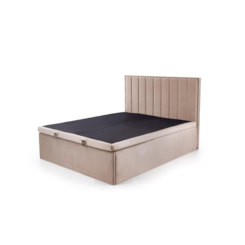 'ASENTO Bed 160 - Light Beige Upholstery. Element 17' 'ASENTO Bed 160 - Light Beige Upholstery. Element 17'