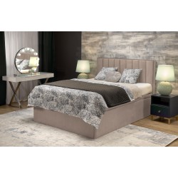 'ASENTO Bed 160 - Light Beige Upholstery. Element 17' 'ASENTO Bed 160 - Light Beige Upholstery. Element 17'