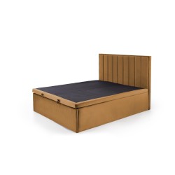 'ASENTO Bed 160 - Mustard Upholstery. Element 8' 'ASENTO Bed 160 - Mustard Upholstery. Element 8'