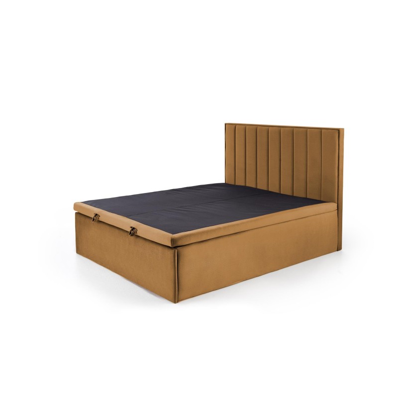 'ASENTO Bed 160 - Mustard Upholstery. Element 8' 'ASENTO Bed 160 - Mustard Upholstery. Element 8'