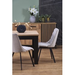 'BAGIO Extendable Table 120-160/80 cm Artisan Oak/Black' 'BAGIO Extendable Table 120-160/80 cm Artisan Oak/Black'