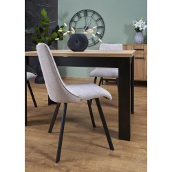 'BAGIO Extendable Table 120-160/80 cm Artisan Oak/Black' 'BAGIO Extendable Table 120-160/80 cm Artisan Oak/Black'