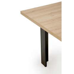 'BAGIO Extendable Table 120-160/80 cm Artisan Oak/Black' 'BAGIO Extendable Table 120-160/80 cm Artisan Oak/Black'