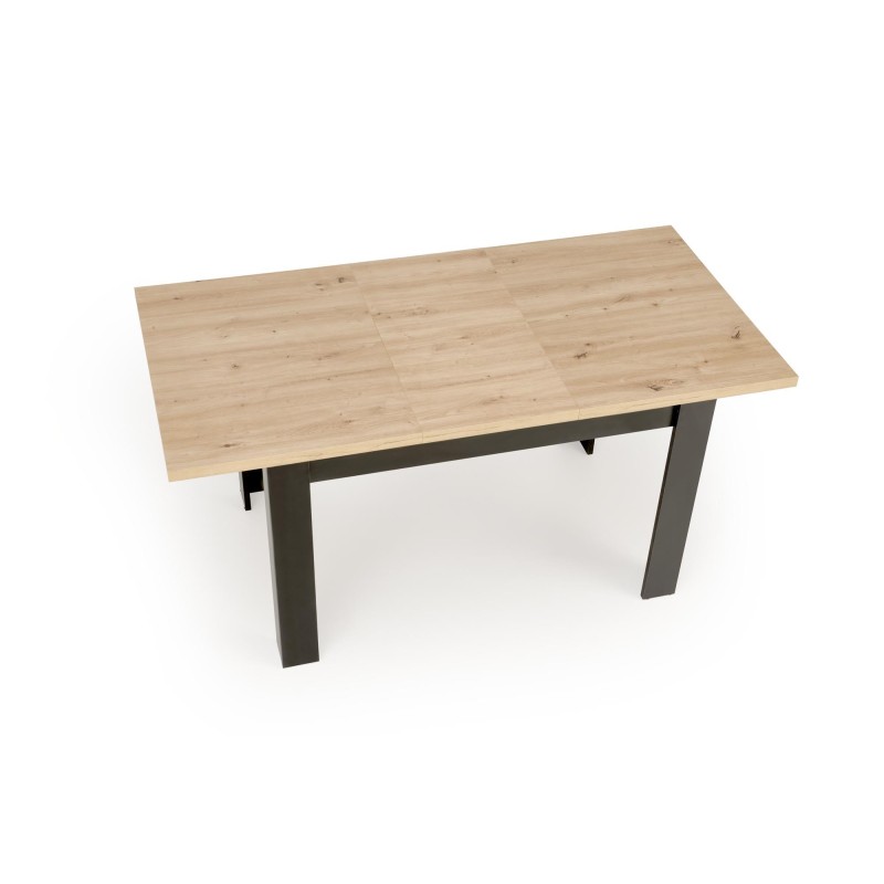'BAGIO Extendable Table 120-160/80 cm Artisan Oak/Black' 'BAGIO Extendable Table 120-160/80 cm Artisan Oak/Black'