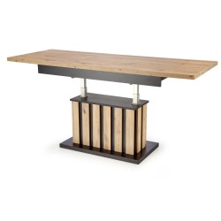 'BARETTI Artisan Oak/Black Coffee Table' 'BARETTI Artisan Oak/Black Coffee Table'