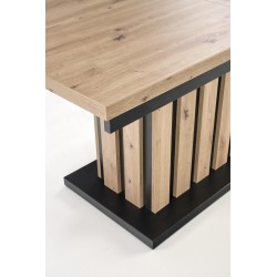 'BARETTI Artisan Oak/Black Coffee Table' 'BARETTI Artisan Oak/Black Coffee Table'