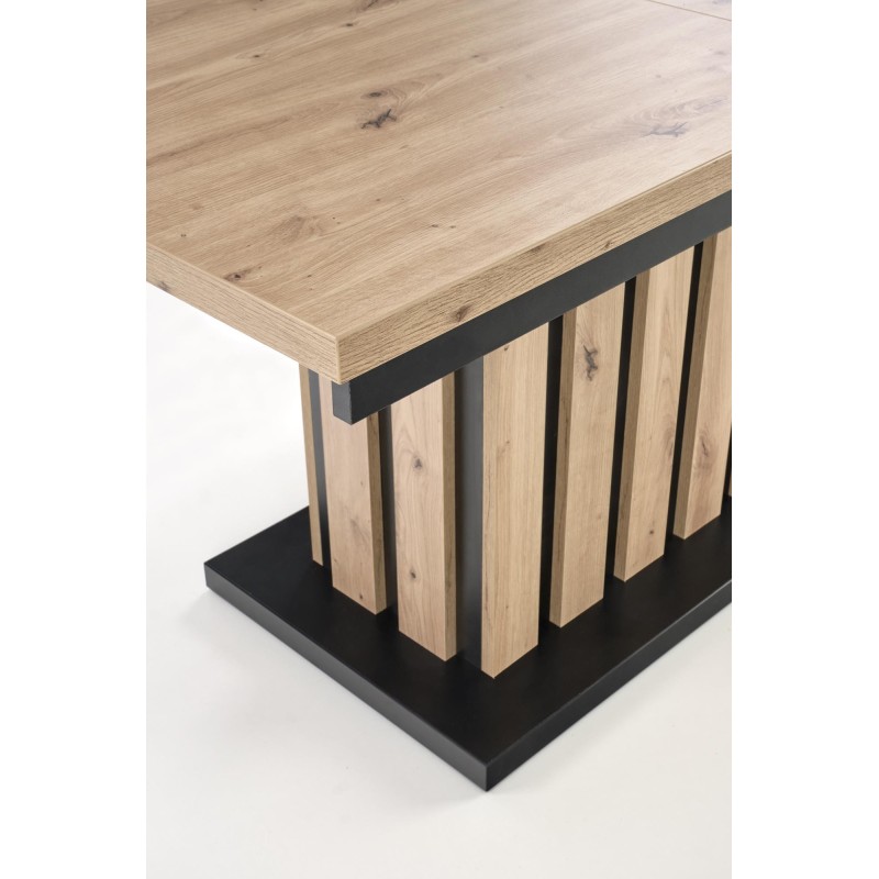 'BARETTI Artisan Oak/Black Coffee Table' 'BARETTI Artisan Oak/Black Coffee Table'