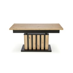 'BARETTI Artisan Oak/Black Coffee Table' 'BARETTI Artisan Oak/Black Coffee Table'