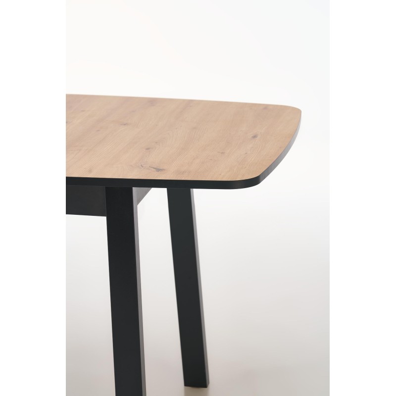 'BARRIL Extendable Table 130-170x80x72 cm Artisan Oak/Black' 'BARRIL Extendable Table 130-170x80x72 cm Artisan Oak/Black'