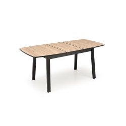'BARRIL Extendable Table 130-170x80x72 cm Artisan Oak/Black' 'BARRIL Extendable Table 130-170x80x72 cm Artisan Oak/Black'