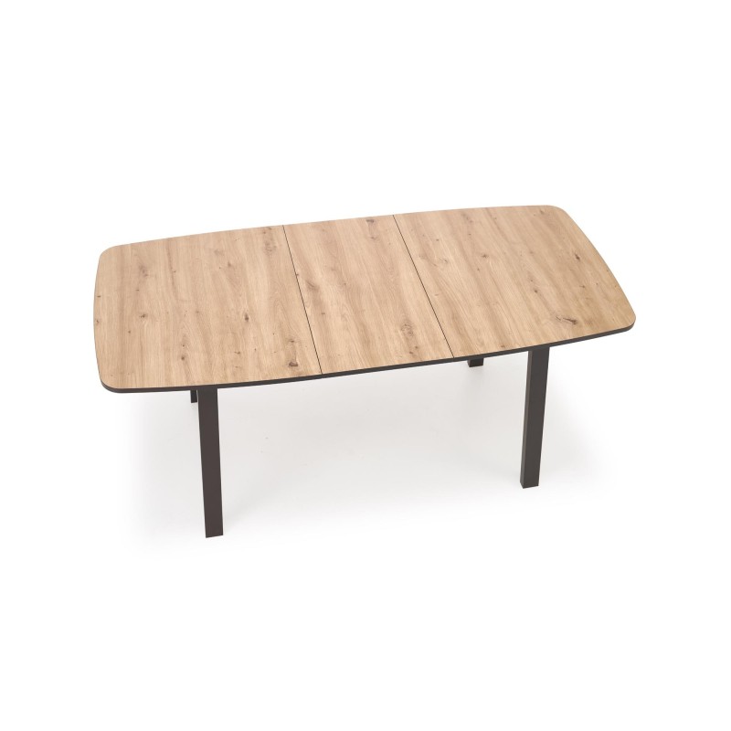 'BARRIL Extendable Table 130-170x80x72 cm Artisan Oak/Black' 'BARRIL Extendable Table 130-170x80x72 cm Artisan Oak/Black'