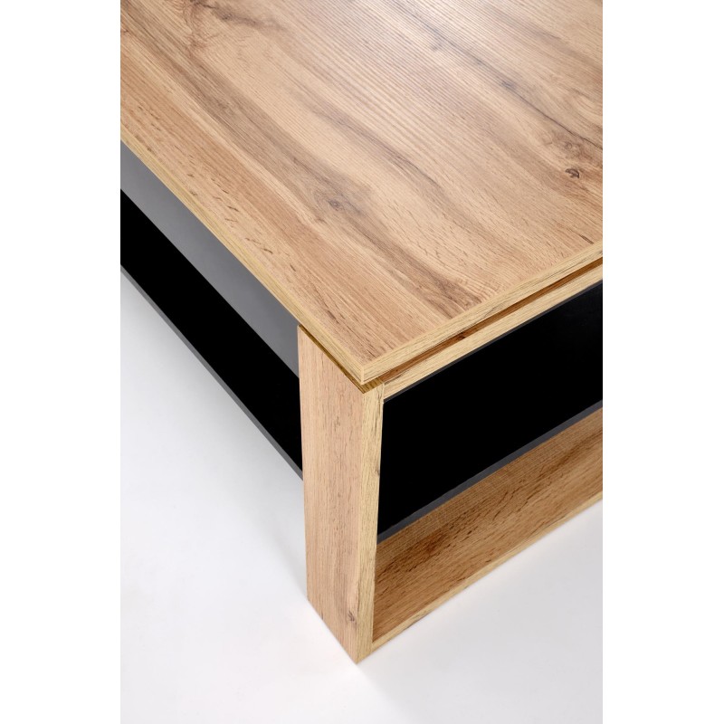 'BETTY Lift-Top Coffee Table in Artisan Oak / Black' 'BETTY Lift-Top Coffee Table in Artisan Oak / Black'