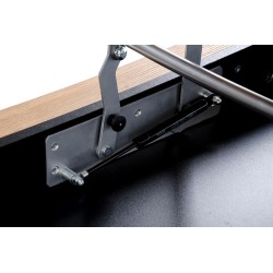 'BETTY Lift-Top Coffee Table in Artisan Oak / Black' 'BETTY Lift-Top Coffee Table in Artisan Oak / Black'
