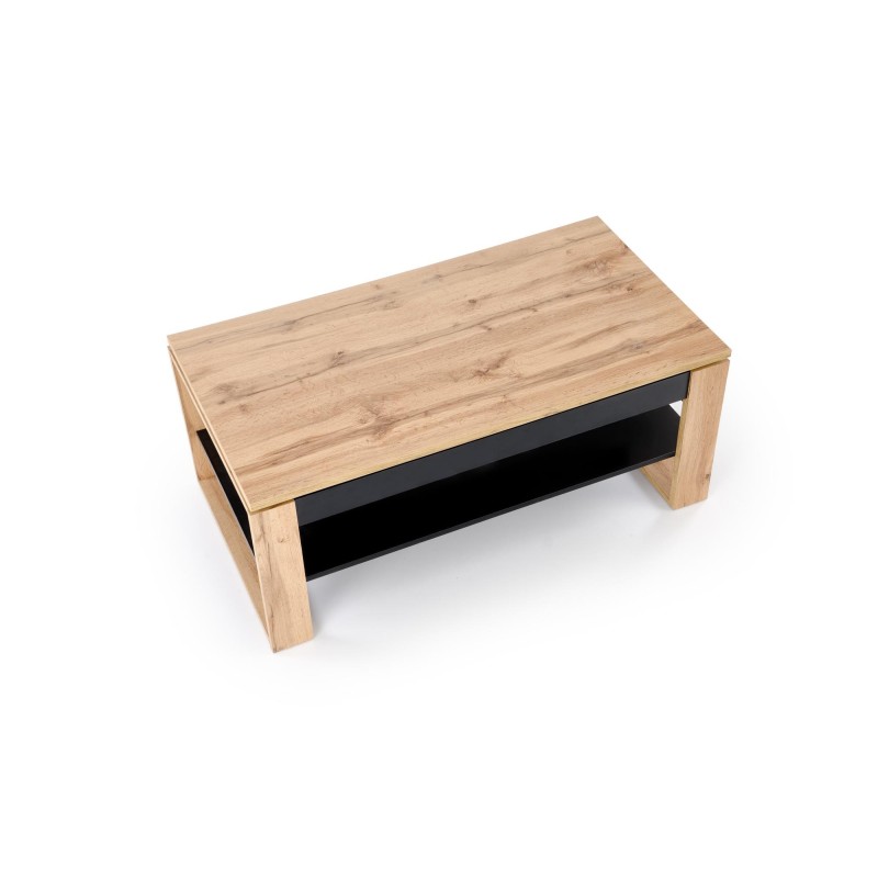 'BETTY Lift-Top Coffee Table in Artisan Oak / Black' 'BETTY Lift-Top Coffee Table in Artisan Oak / Black'