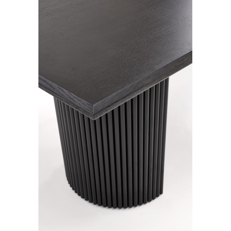 'BOLERO Extendable Table 160-250x90x78 cm Natural Oak/Black' 'BOLERO Extendable Table 160-250x90x78 cm Natural Oak/Black'