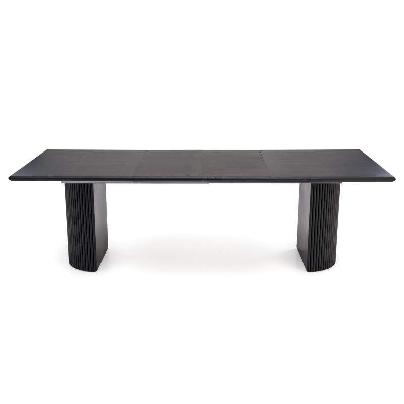 'BOLERO Extendable Table 160-250x90x78 cm Natural Oak/Black' 'BOLERO Extendable Table 160-250x90x78 cm Natural Oak/Black'