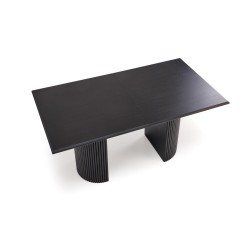 'BOLERO Extendable Table 160-250x90x78 cm Natural Oak/Black' 'BOLERO Extendable Table 160-250x90x78 cm Natural Oak/Black'
