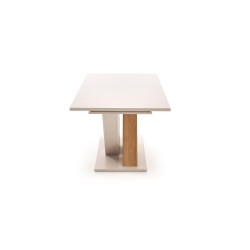 'BRANDON Extendable Table 160-200/90 cm Cashmere/Cremona Oak' 'BRANDON Extendable Table 160-200/90 cm Cashmere/Cremona Oak'