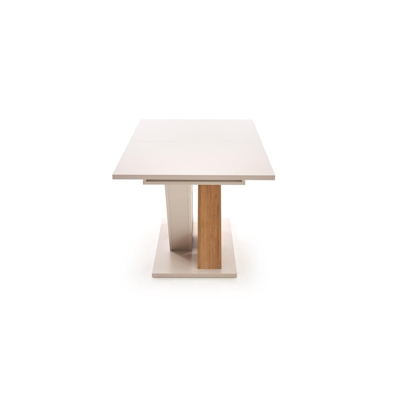 'BRANDON Extendable Table 160-200/90 cm Cashmere/Cremona Oak' 'BRANDON Extendable Table 160-200/90 cm Cashmere/Cremona Oak'