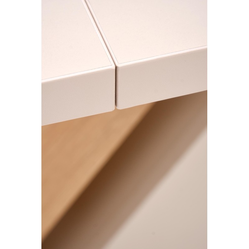 'BRANDON Extendable Table 160-200/90 cm Cashmere/Cremona Oak' 'BRANDON Extendable Table 160-200/90 cm Cashmere/Cremona Oak'