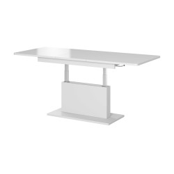 'BUSETTI Coffee Table Top: Matte White, Legs: Matte White' 'BUSETTI Coffee Table Top: Matte White, Legs: Matte White'