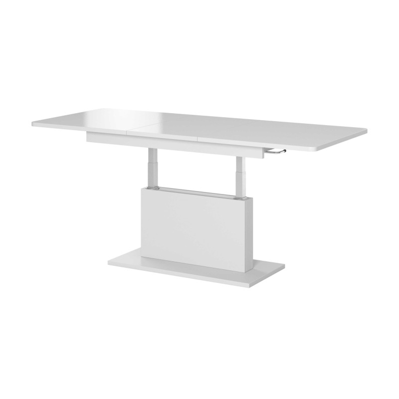 'BUSETTI Coffee Table Top: Matte White, Legs: Matte White' 'BUSETTI Coffee Table Top: Matte White, Legs: Matte White'