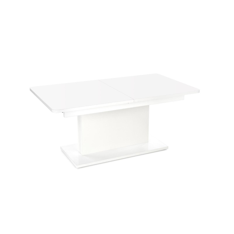 'BUSETTI Coffee Table Top: Matte White, Legs: Matte White' 'BUSETTI Coffee Table Top: Matte White, Legs: Matte White'
