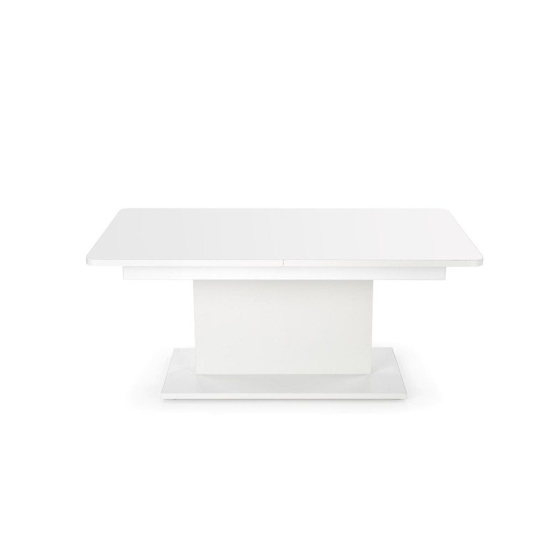 'BUSETTI Coffee Table Top: Matte White, Legs: Matte White' 'BUSETTI Coffee Table Top: Matte White, Legs: Matte White'
