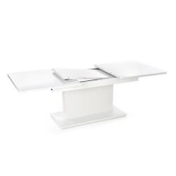 'BUSETTI Coffee Table Top: Matte White, Legs: Matte White' 'BUSETTI Coffee Table Top: Matte White, Legs: Matte White'
